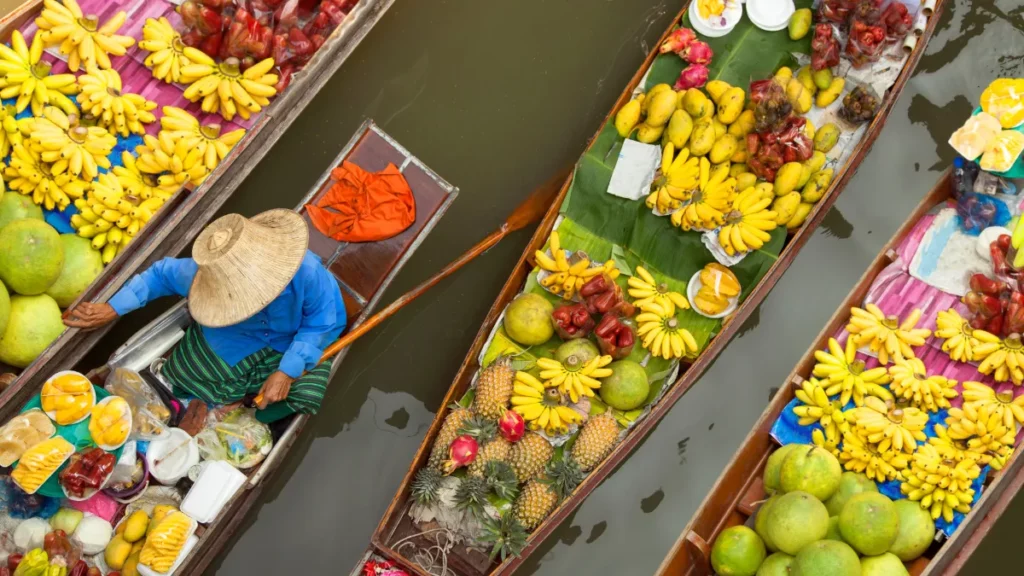 
Fruits-marche-flottant-Bangkok